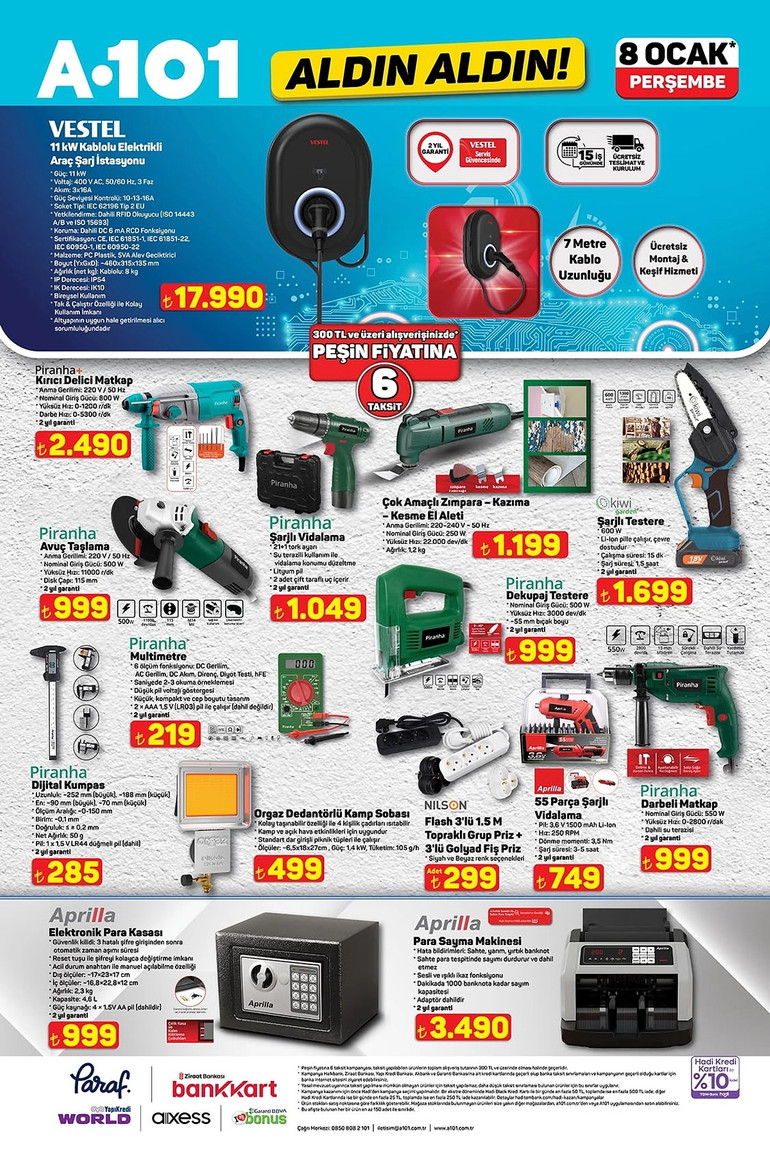 A101’e 8 Ocak’ta Elektrikli Araba Geliyor! İşte 8 Ocak A101 Aktüel Kataloğu ve Şaşırtan Fiyatlar resim: 3