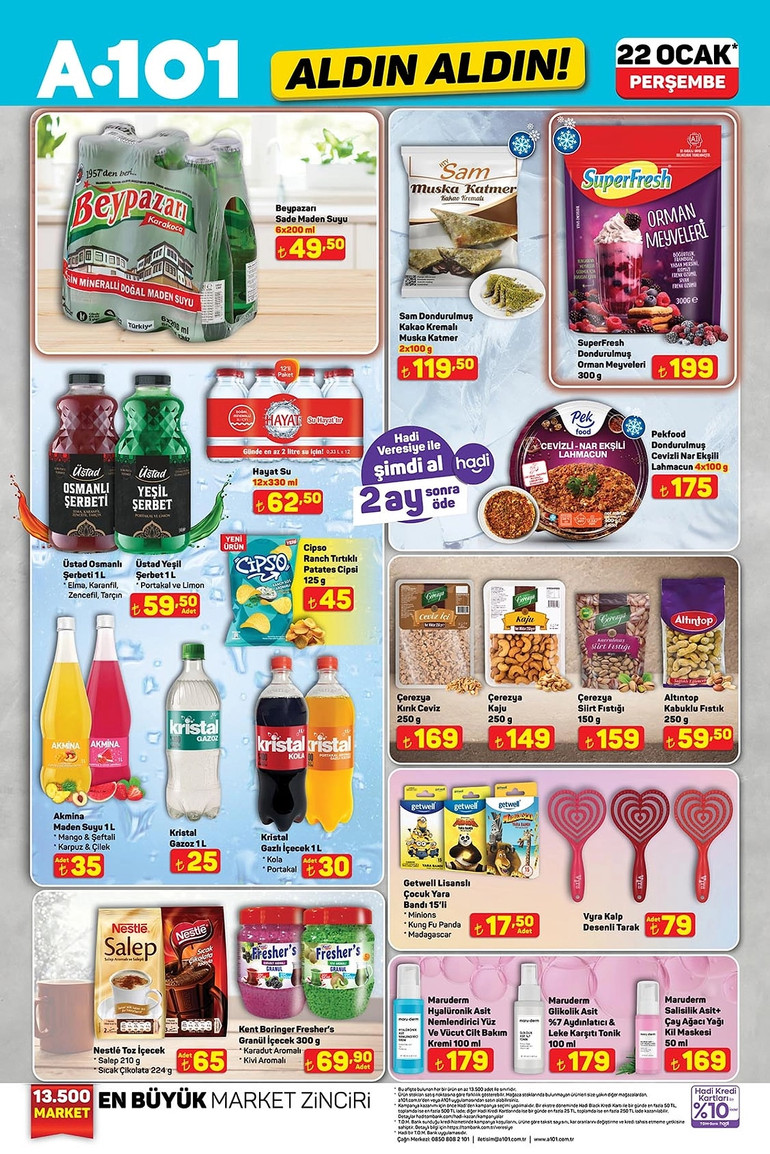 A101 Aldın Aldın Fırsat Kataloğunu Yayınlandı: İşte A101 Aldın Aldın 22 Ocak 2026 İndirim Kataloğu resim: 0