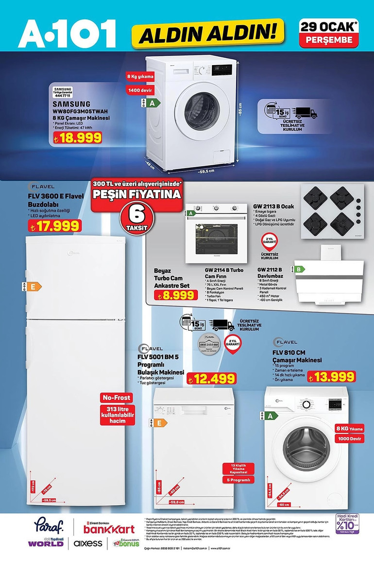 A101 Aldın Aldın Fırsat Kataloğunu Yayınlandı: İşte A101 Aldın Aldın 29 Ocak 2026 İndirim Kataloğu resim: 6