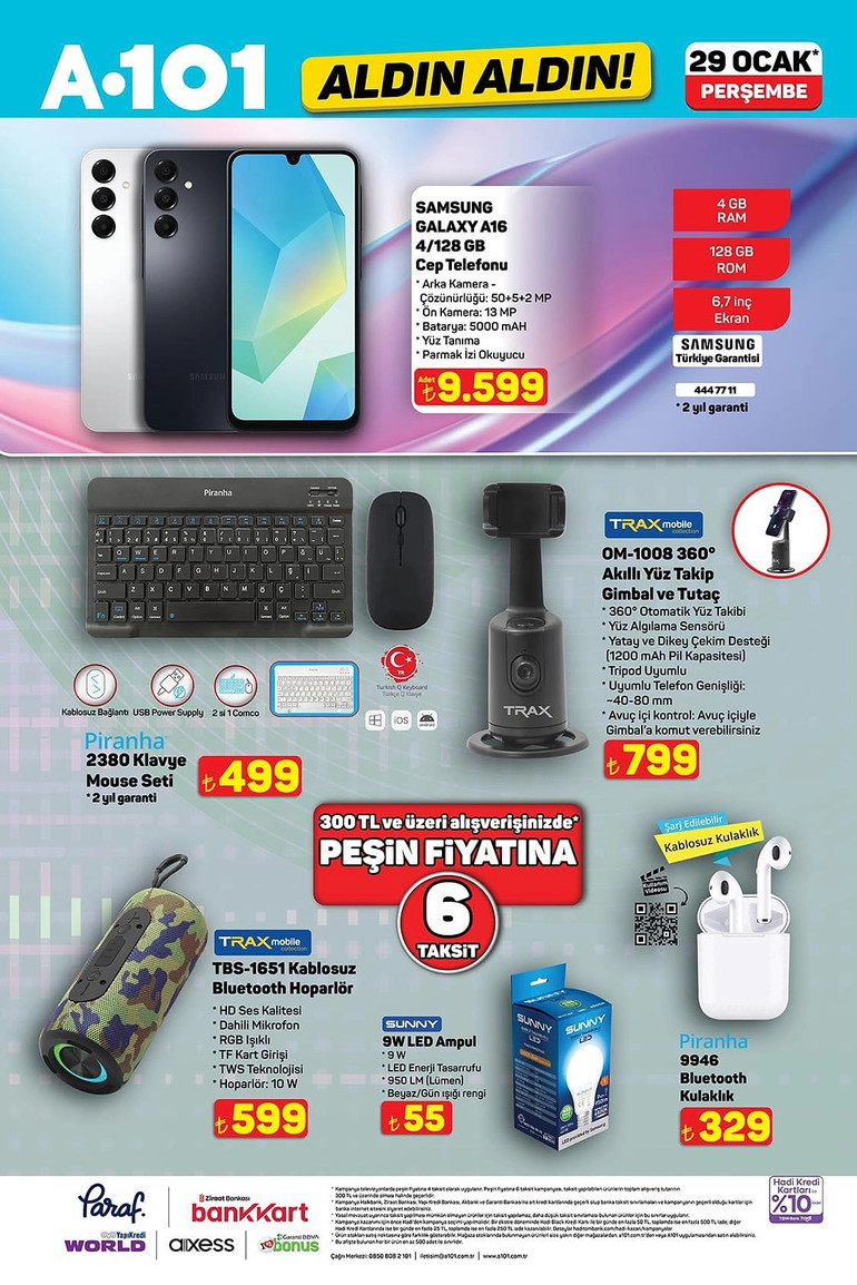 A101 Aldın Aldın Fırsat Kataloğunu Yayınlandı: İşte A101 Aldın Aldın 29 Ocak 2026 İndirim Kataloğu resim: 9