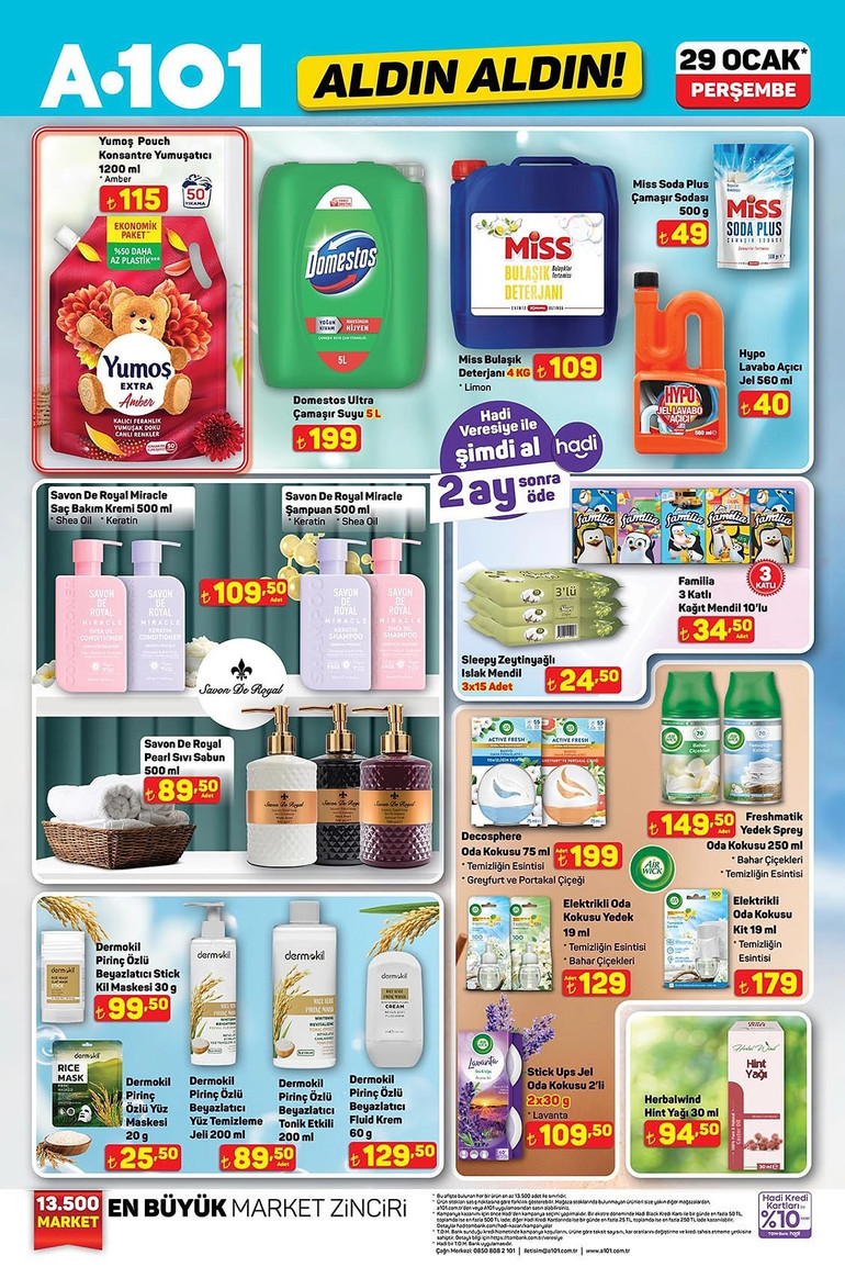 A101 Aldın Aldın Fırsat Kataloğunu Yayınlandı: İşte A101 Aldın Aldın 29 Ocak 2026 İndirim Kataloğu resim: 0