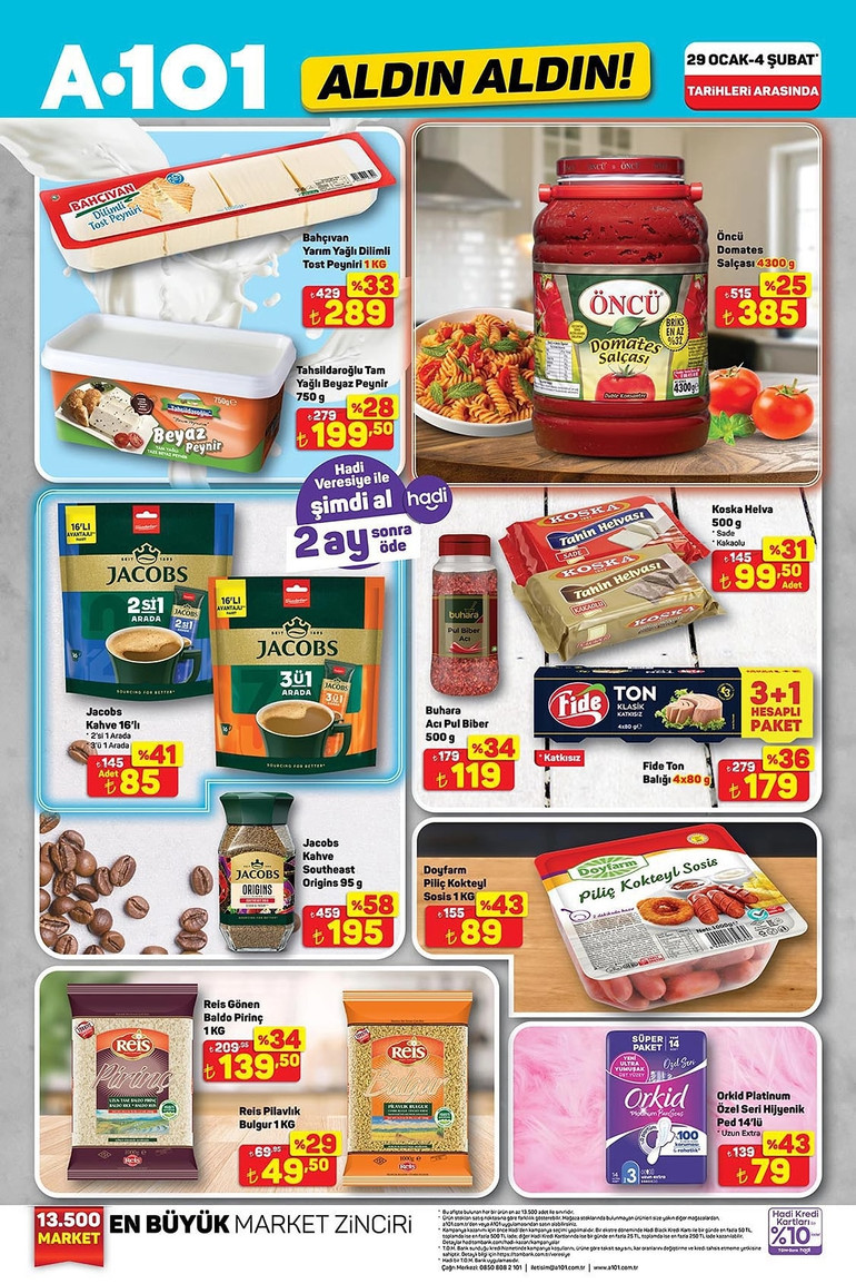 A101 Aldın Aldın Fırsat Kataloğunu Yayınlandı: İşte A101 Aldın Aldın 29 Ocak 2026 İndirim Kataloğu resim: 1
