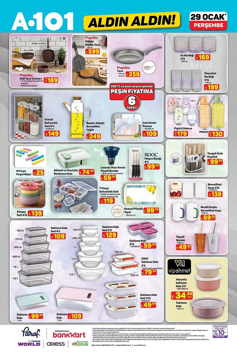A101 Aldın Aldın Fırsat Kataloğunu Yayınlandı: İşte A101 Aldın Aldın 29 Ocak 2026 İndirim Kataloğu resim: 2