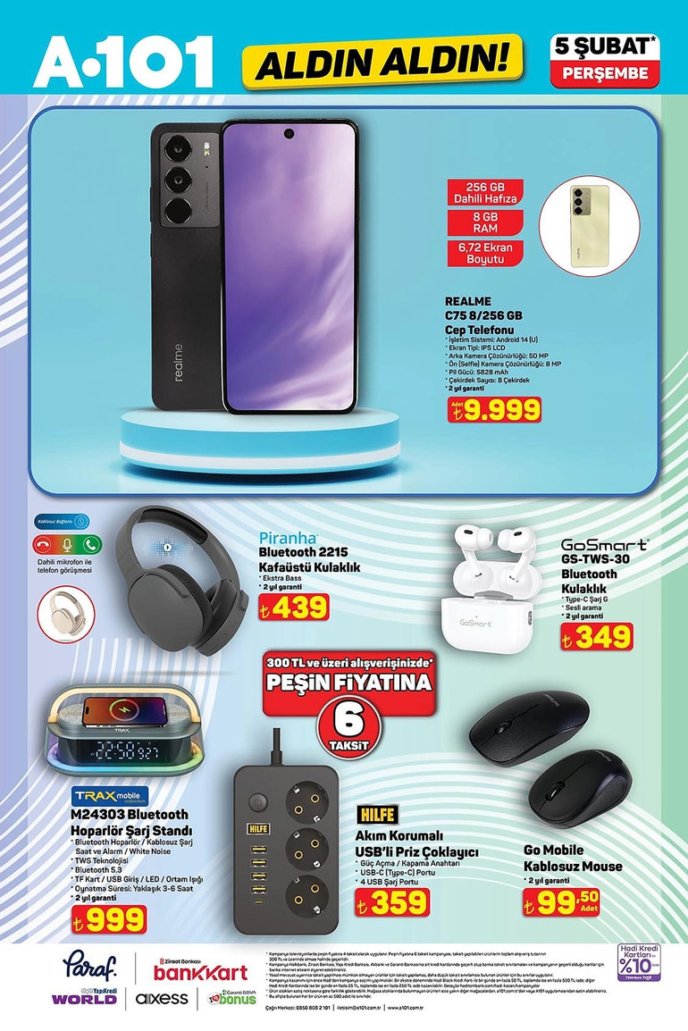 A101’e Elektrikli Kamyonet Geliyor: İşte A101 Aldın Aldın 5 Şubat 2026 İndirim Kataloğu... resim: 2