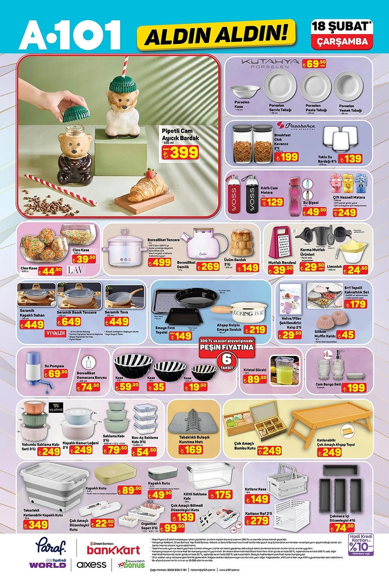 A101 Fırsat Kataloğunu Yayınlandı: İşte A101 Aldın Aldın 18 Şubat 2026 İndirim Kataloğu… resim: 8