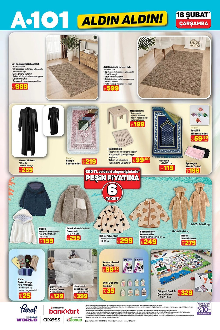 A101 Fırsat Kataloğunu Yayınlandı: İşte A101 Aldın Aldın 18 Şubat 2026 İndirim Kataloğu… resim: 9