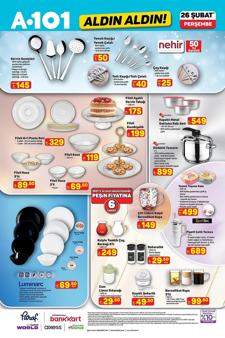 A101 Market Fırsat Kataloğunu Yayınlandı: İşte A101 Aldın Aldın 26 Şubat 2026 İndirim Kataloğu resim: 5