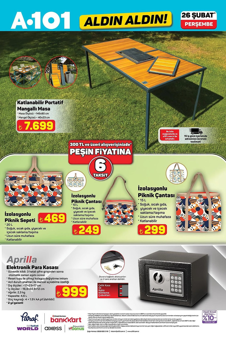A101 Market Fırsat Kataloğunu Yayınlandı: İşte A101 Aldın Aldın 26 Şubat 2026 İndirim Kataloğu resim: 3