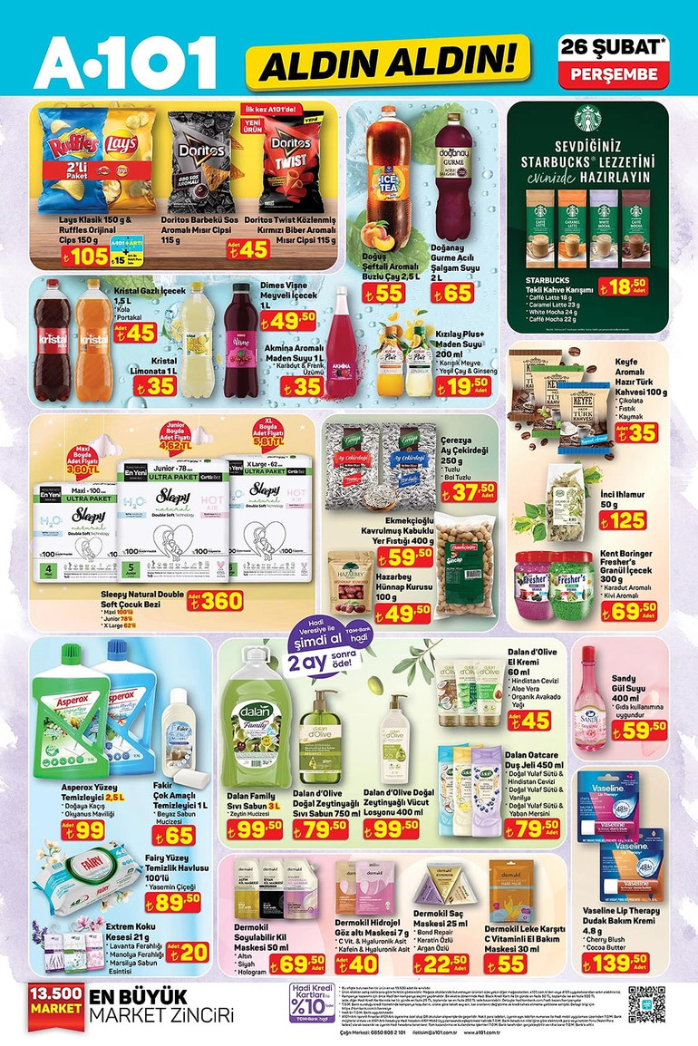 A101 Market Fırsat Kataloğunu Yayınlandı: İşte A101 Aldın Aldın 26 Şubat 2026 İndirim Kataloğu resim: 11