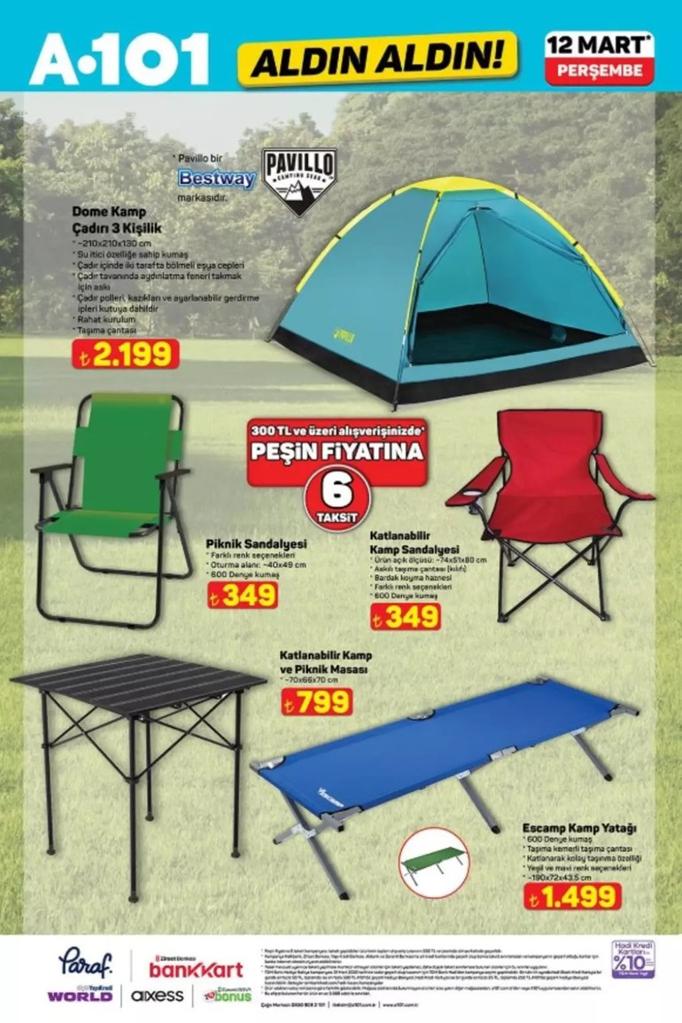 A101 Aldın Aldın Fırsat Kataloğunu Yayınlandı: İşte A101 Aldın Aldın 12 Mart 2026 İndirim Kataloğu resim: 12