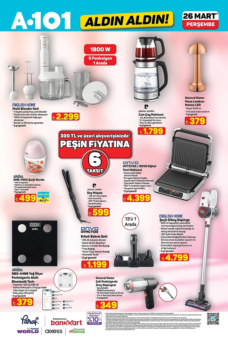 A101'de Kaçırılmayacak Fırsat: 26 Mart Kataloğunda Benzinli Çapa Motoru ve Dev İndirimler! resim: 6