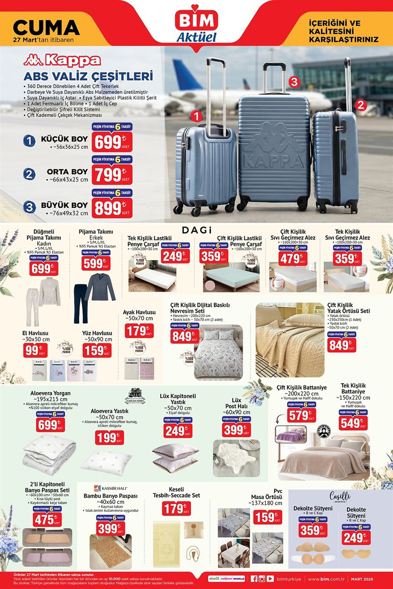 BİM Cuma İndirim Kataloğunu Yayımladı! İşte BİM 27 Mart 2026 BİM Aktüel Kataloğu... resim: 3