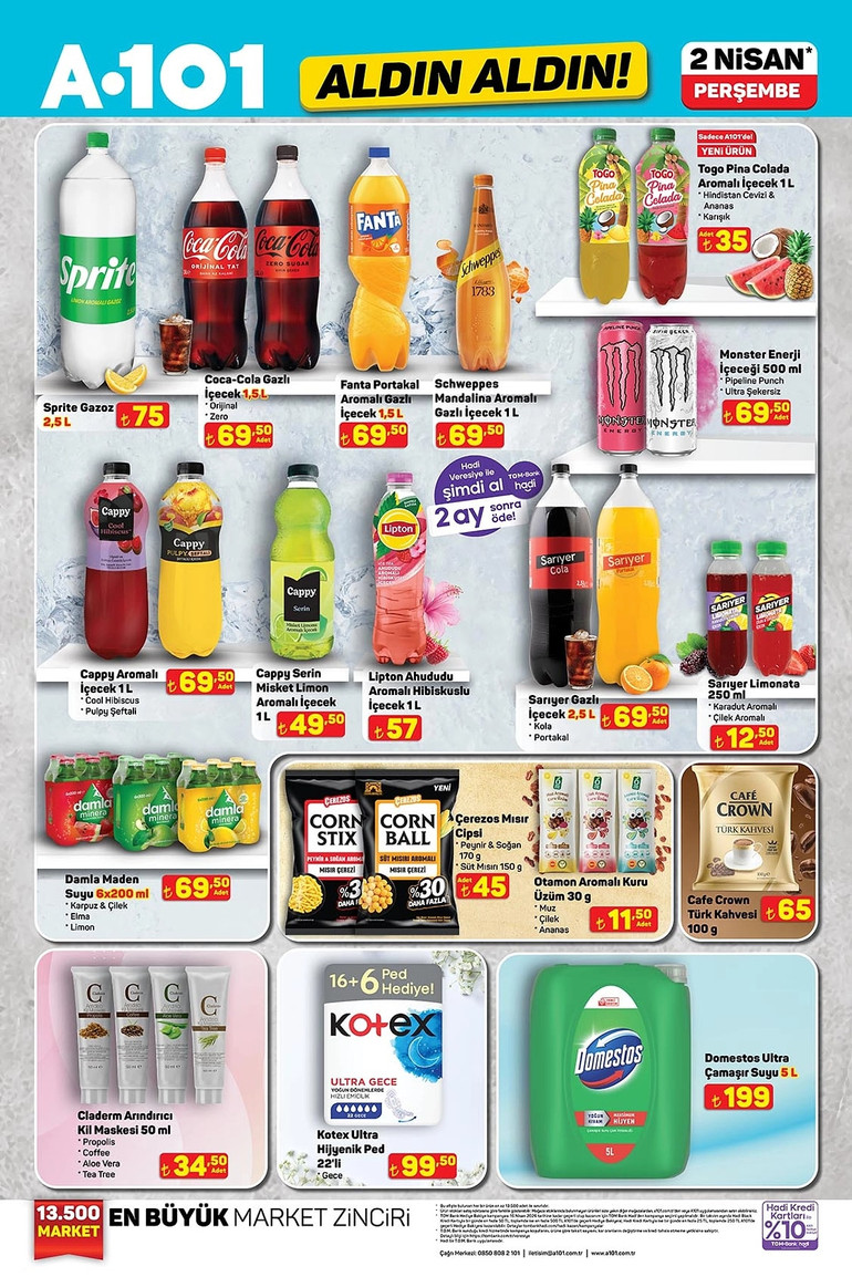 A101 2 Nisan 2026 Aldın Aldın Kataloğunu Yayımladı: A101’de Akıllı TV ve Philips Süpürge Fırsatı resim: 14