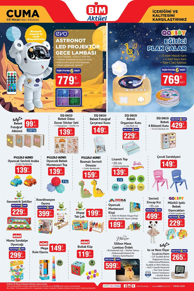 BİM Cuma İndirim Kataloğunu Yayımladı! İşte BİM 3 Nisan 2026 BİM Aktüel Kataloğu... resim: 2