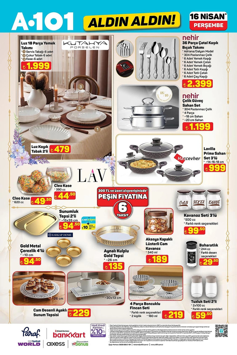 Bu Hafta A101 Raflarında Yok Yok: İşte A101 Aldın Aldın 16 Nisan 2026 İndirim Kataloğu resim: 6