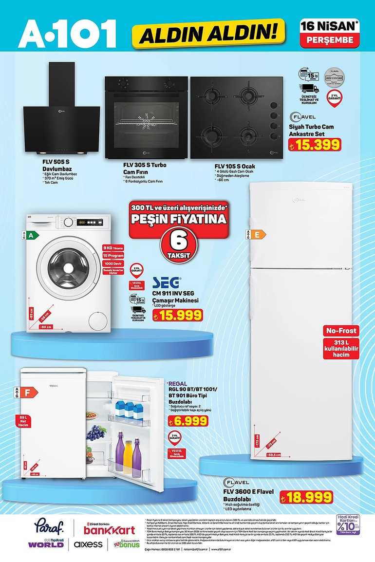 Bu Hafta A101 Raflarında Yok Yok: İşte A101 Aldın Aldın 16 Nisan 2026 İndirim Kataloğu resim: 2