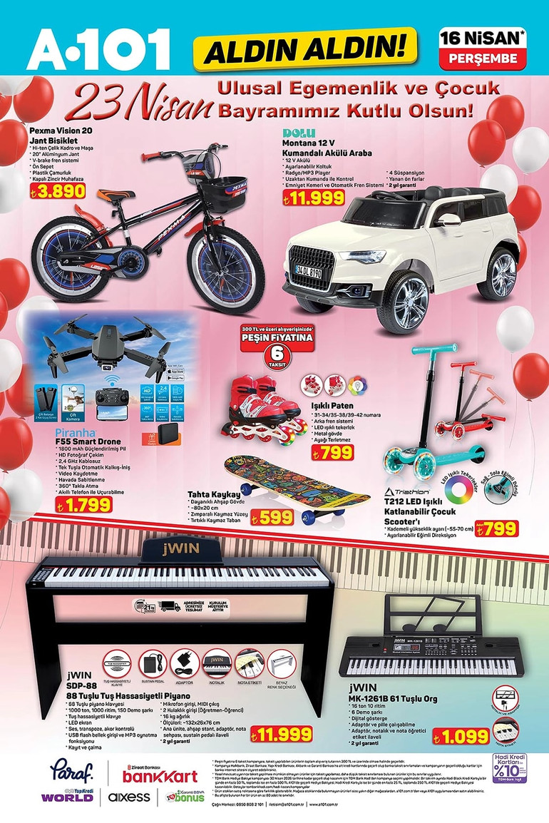 Bu Hafta A101 Raflarında Yok Yok: İşte A101 Aldın Aldın 16 Nisan 2026 İndirim Kataloğu resim: 4