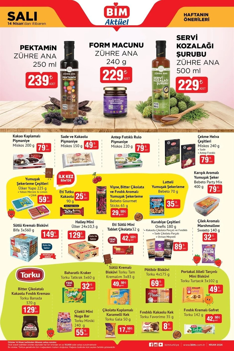 BİM Marketlerin İndirim Yağmuru: 4-15-17 NİSAN Günlerine Özel BİM İndirim Kataloğunda Yok Yok resim: 0