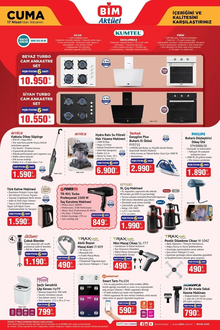 BİM Marketlerin İndirim Yağmuru: 4-15-17 NİSAN Günlerine Özel BİM İndirim Kataloğunda Yok Yok resim: 6