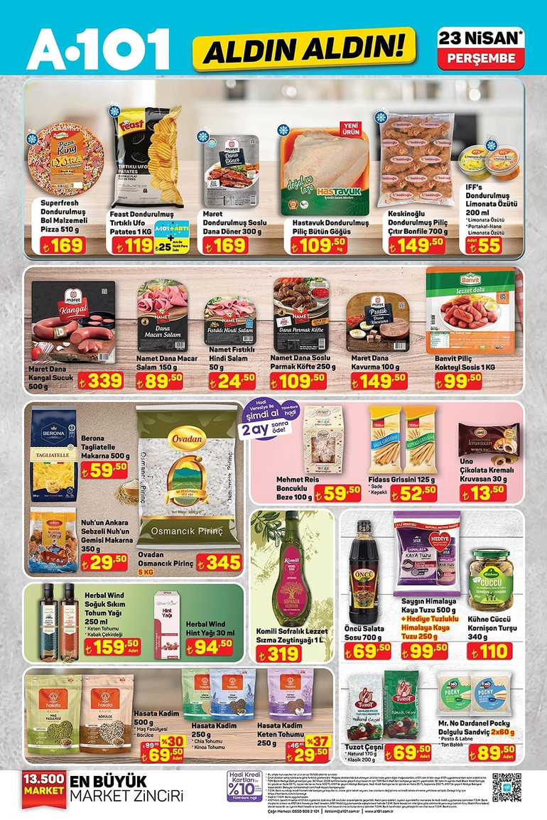 A101 Aldın Aldın Fırsat Kataloğunu Yayınlandı: İşte A101 Aldın Aldın 23 Nisan 2026 İndirim Kataloğu resim: 12
