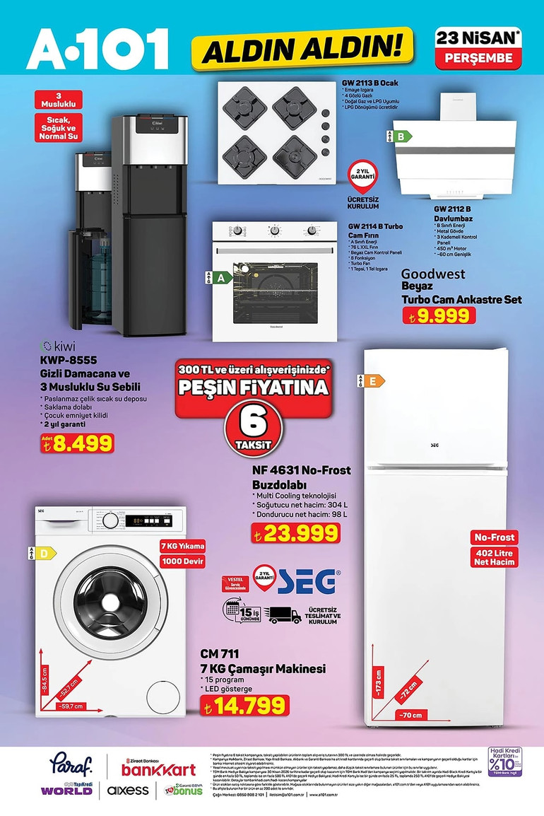 A101 Aldın Aldın Fırsat Kataloğunu Yayınlandı: İşte A101 Aldın Aldın 23 Nisan 2026 İndirim Kataloğu resim: 2