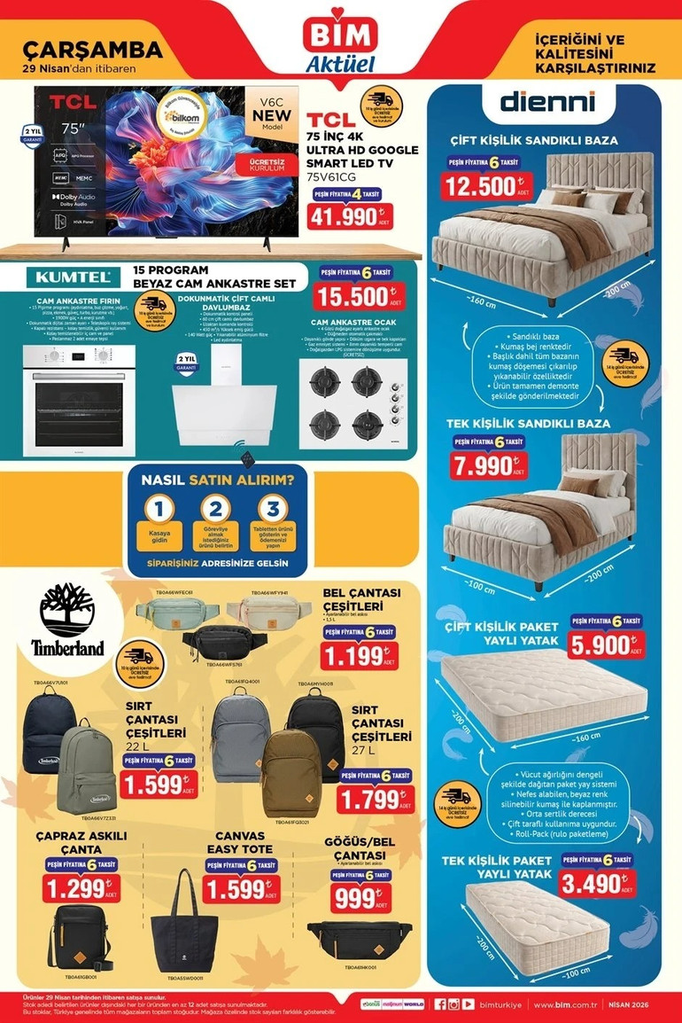 BİM İndirim Kataloğunu Yayımladı! İşte BİM 28-29 Nisan 2026 BİM Aktüel Kataloğu... resim: 3