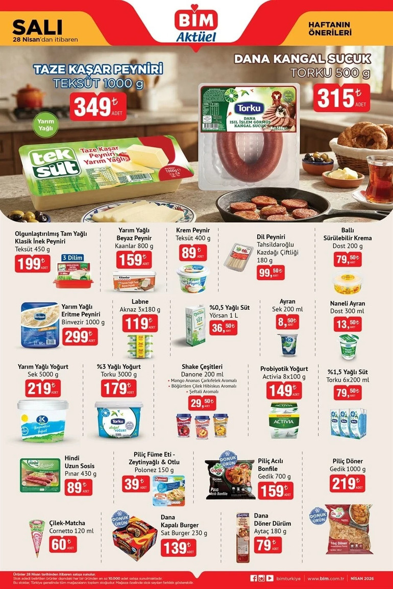 BİM İndirim Kataloğunu Yayımladı! İşte BİM 28-29 Nisan 2026 BİM Aktüel Kataloğu... resim: 1