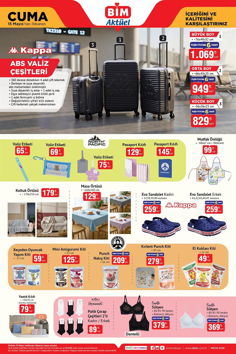 BİM Marketlerin İndirim Yağmuru: 15 Mayıs Cuma Gününe Özel BİM İndirim Kataloğunda Yok Yok resim: 5