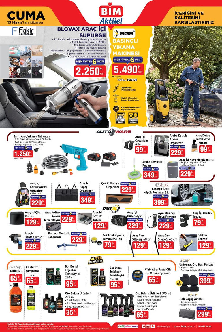 BİM Marketlerin İndirim Yağmuru: 15 Mayıs Cuma Gününe Özel BİM İndirim Kataloğunda Yok Yok resim: 0
