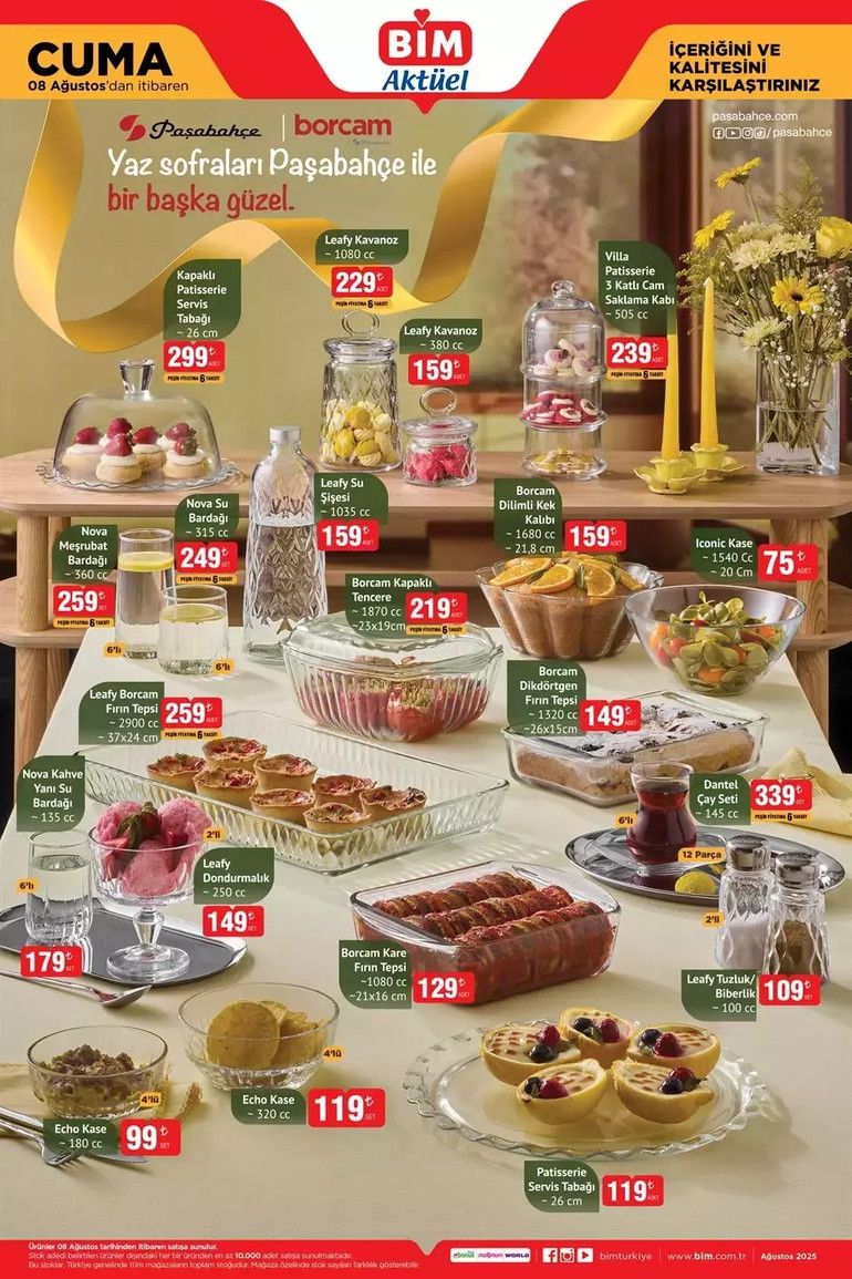 BİM'de İndirim Yağmuru Başladı! BİM 5 Ağustos Salı ve 8 Ağustos Cuma Kataloğunu Yayımladı!  resim: 7