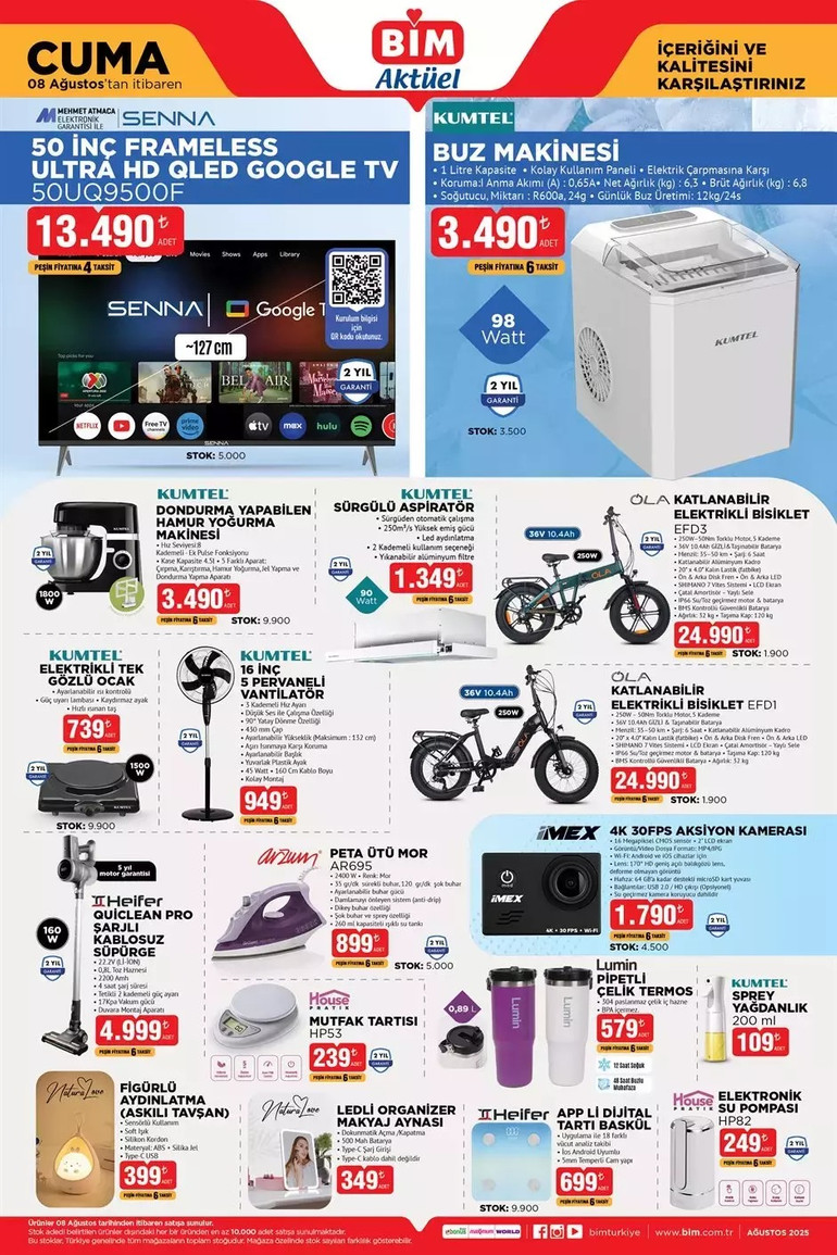 BİM'de İndirim Yağmuru Başladı! BİM 5 Ağustos Salı ve 8 Ağustos Cuma Kataloğunu Yayımladı! resim: 5