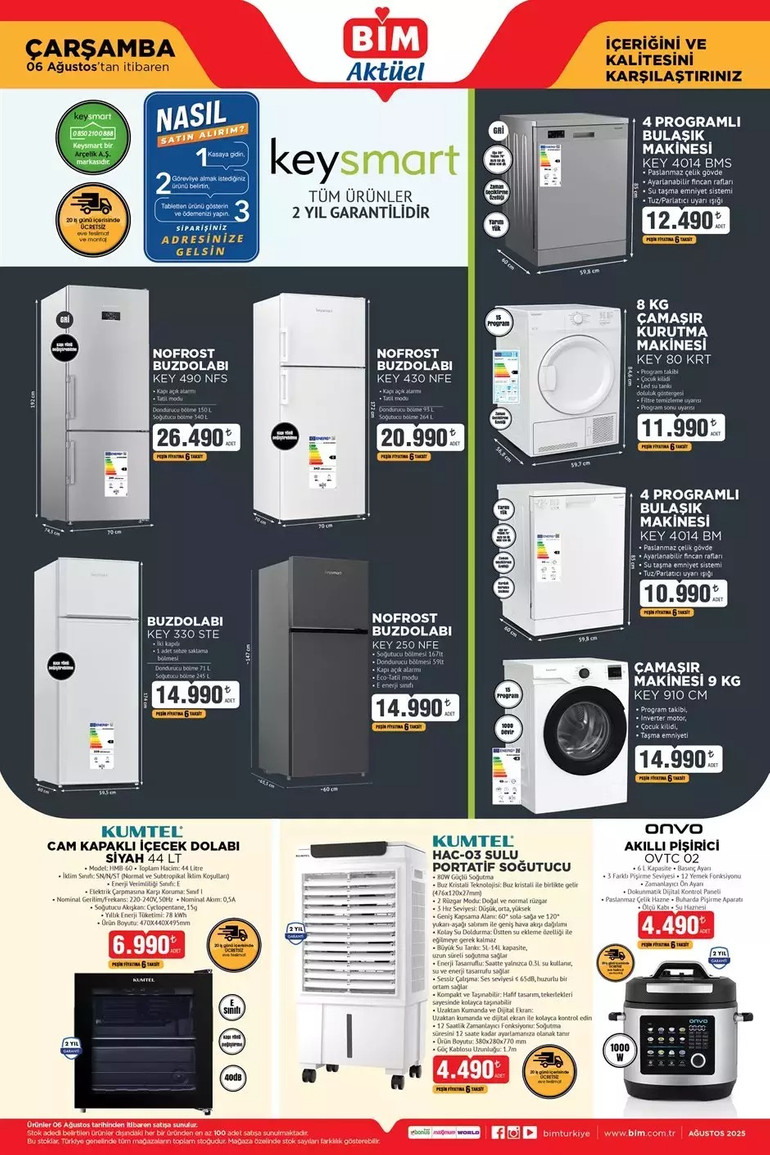 BİM'de İndirim Yağmuru Başladı! BİM 5 Ağustos Salı ve 8 Ağustos Cuma Kataloğunu Yayımladı! resim: 3