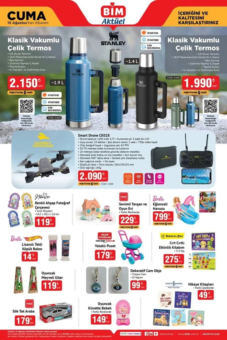 BİM Yeni indirim Kataloğunu Yayımlandı! İşte BİM'in 12-15 Ağustos 2025 Cuma ve Salı Kataloğu... resim: 8