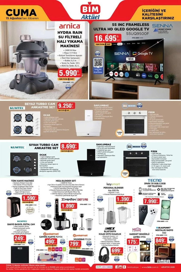 BİM Yeni indirim Kataloğunu Yayımlandı! İşte BİM'in 12-15 Ağustos 2025 Cuma ve Salı Kataloğu... resim: 4