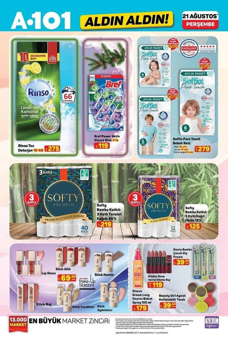 A101 Aldın Aldın 21 Ağustos Fırsat Kataloğu Yayında! İşte A101'in İndirimli Ürünler Listesi... resim: 9