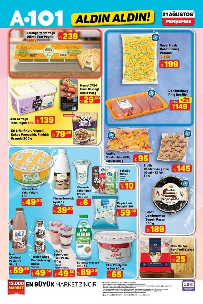 A101 Aldın Aldın 21 Ağustos Fırsat Kataloğu Yayında! İşte A101'in İndirimli Ürünler Listesi... resim: 10