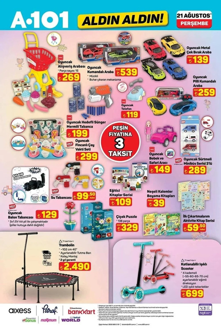 A101 Aldın Aldın 21 Ağustos Fırsat Kataloğu Yayında! İşte A101'in İndirimli Ürünler Listesi... resim: 8