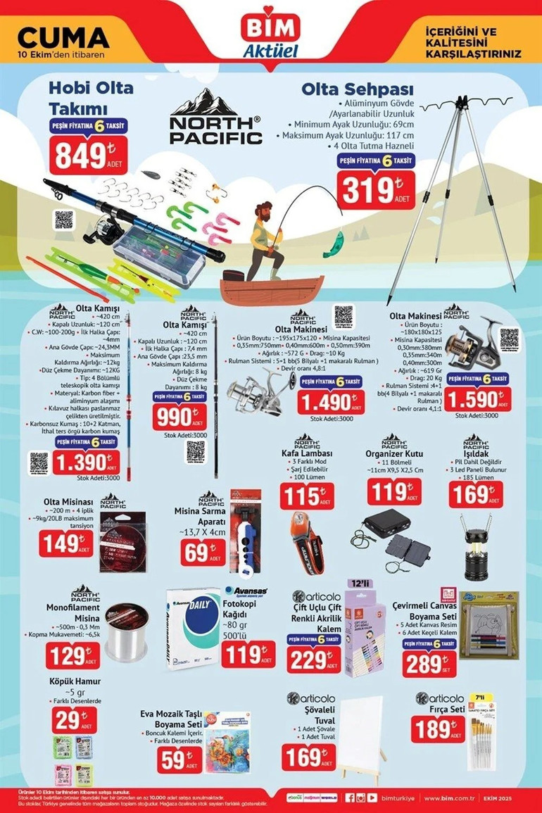 BİM’e Bu Hafta Ankastre Set, 65 İnç TV ve Olta Takımı Geliyor! İşte BİM 10 Ekim Cuma Kataloğu resim: 2