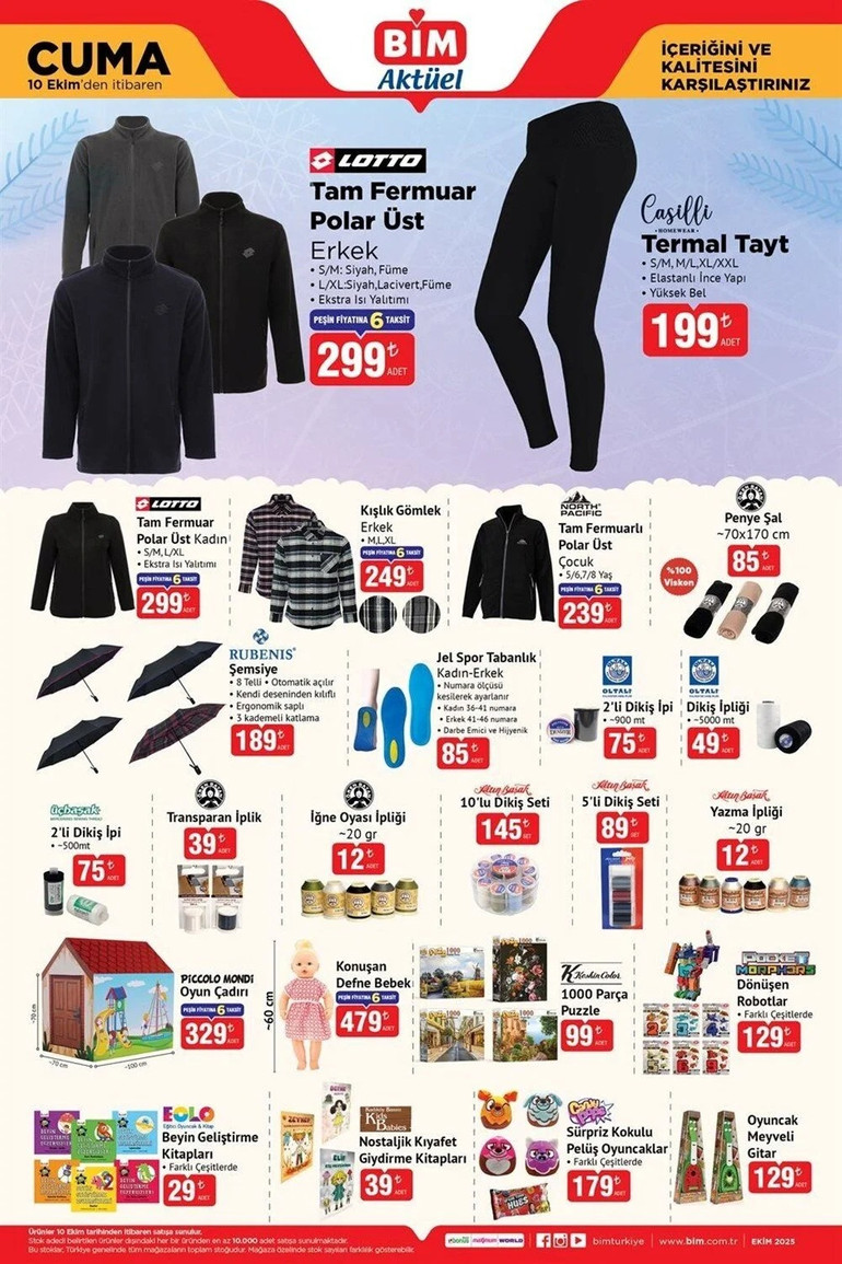 BİM’e Bu Hafta Ankastre Set, 65 İnç TV ve Olta Takımı Geliyor! İşte BİM 10 Ekim Cuma Kataloğu resim: 4