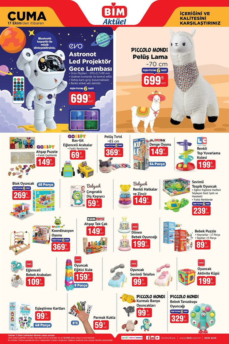 BİM 17 Ekim Cuma Gününe Özel BİM İndirim Kataloğunu Yayımladı: BİM Cuma Aktüel Kataloğunda Yok Yok resim: 2