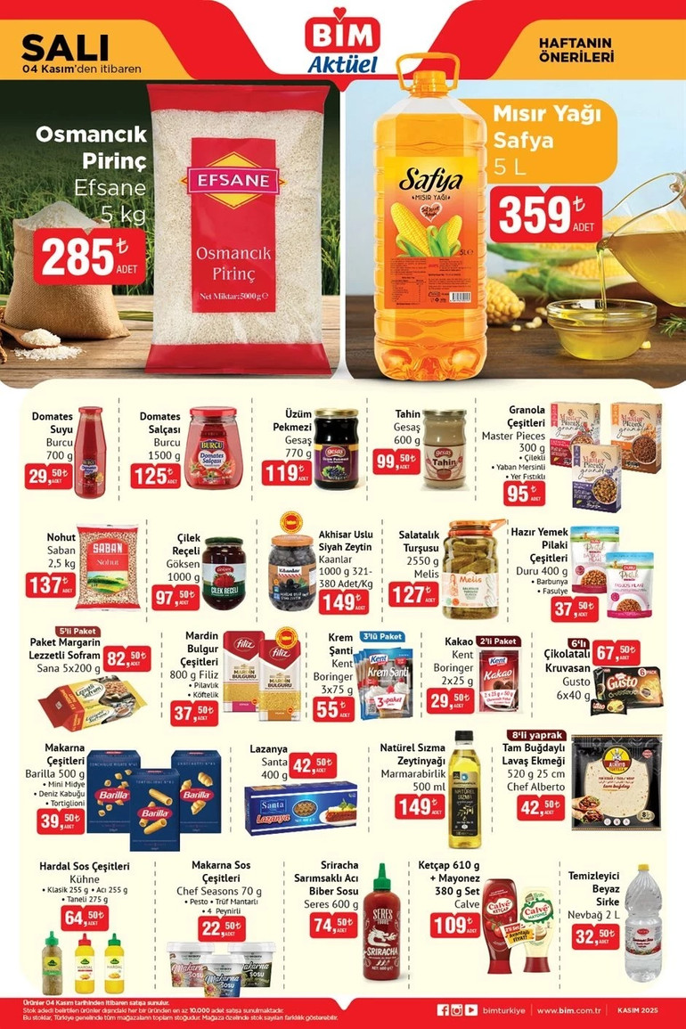 BİM İndirimli Ürünler Kataloğunu Yayımlandı! İşte BİM’in 4-7-9 Kasım 2025 İndirim Kataloğu  resim: 1