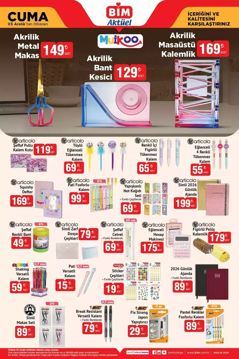 BİM Cuma İndirim Kataloğunu Yayımladı! İşte BİM 5 Aralık 2025 Cuma BİM Aktüel Kataloğu... resim: 4