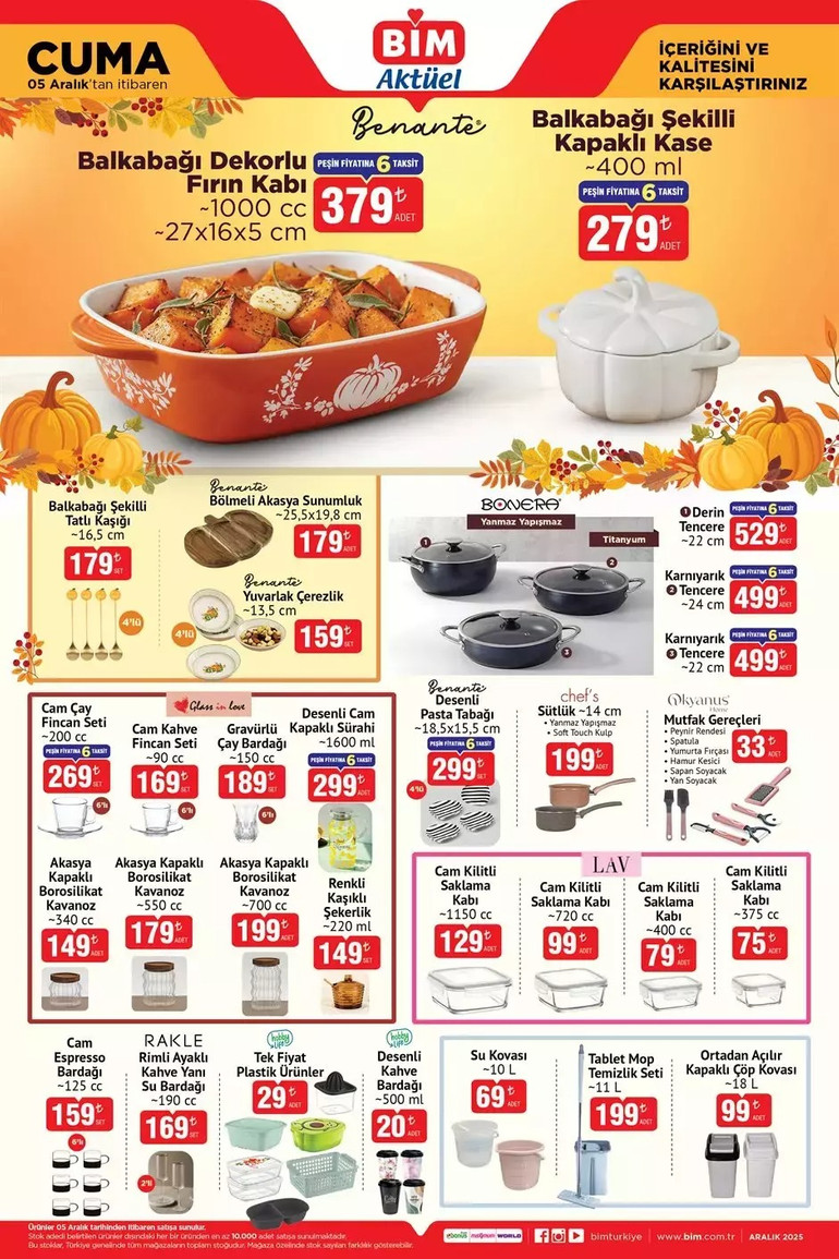 BİM Cuma İndirim Kataloğunu Yayımladı! İşte BİM 5 Aralık 2025 Cuma BİM Aktüel Kataloğu... resim: 1