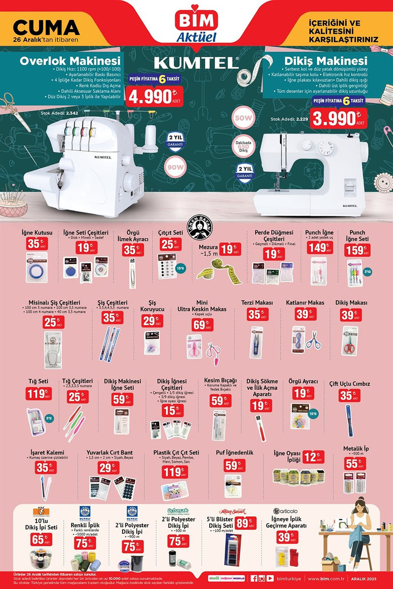 BİM’de Yıl Sonu İndirimi! BİM 26 Aralık 2025 Aktüel Kataloğunda Buharlı Temizleyici Dikkat Çekiyor…! resim: 1