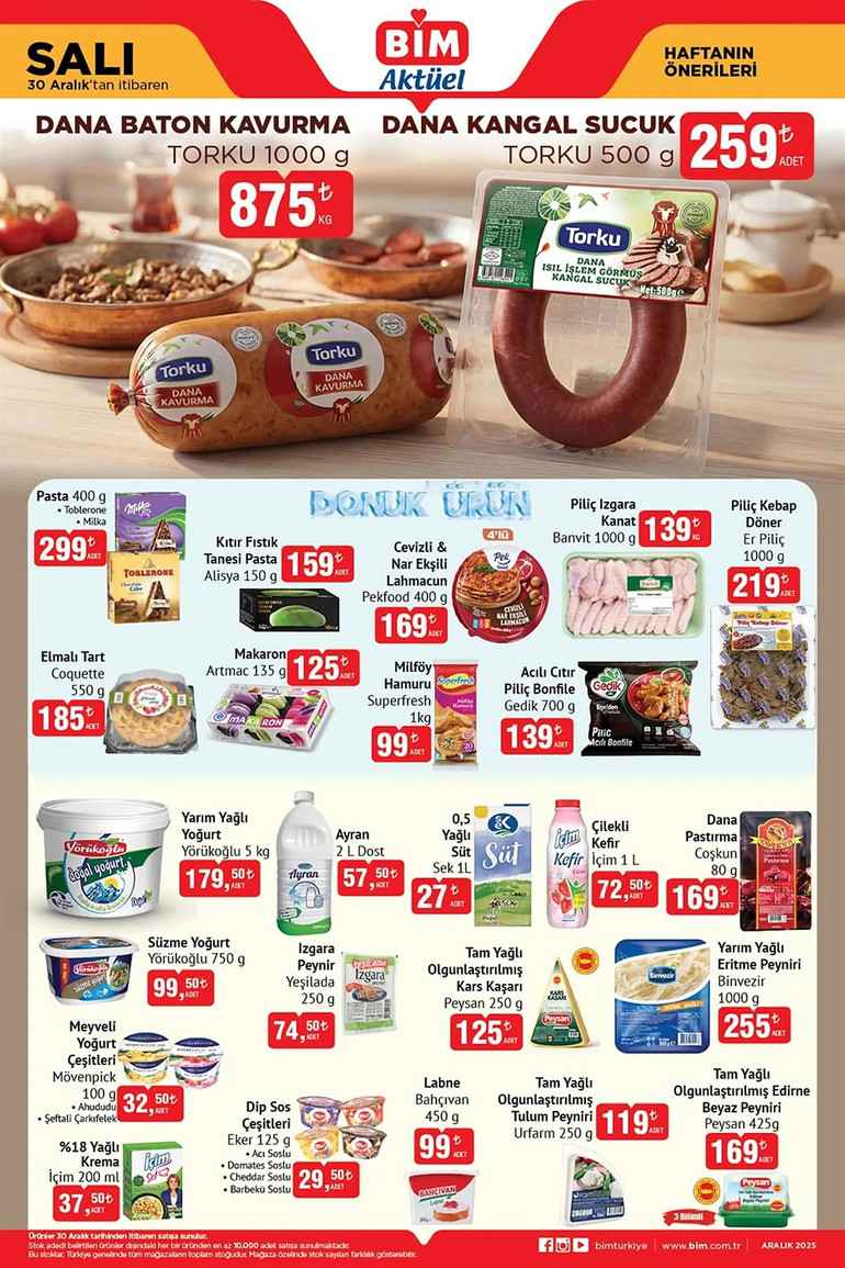 BİM’de Yılın Son Fırsatı! 30 Aralık Aktüel Kataloğu ile Yılbaşı Sofraları Bedavaya Gelecek! resim: 0