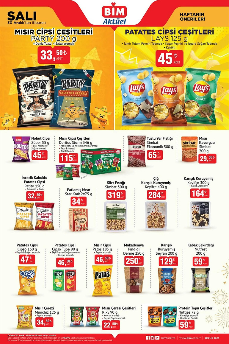BİM’de Yılın Son Fırsatı! 30 Aralık Aktüel Kataloğu ile Yılbaşı Sofraları Bedavaya Gelecek! resim: 2