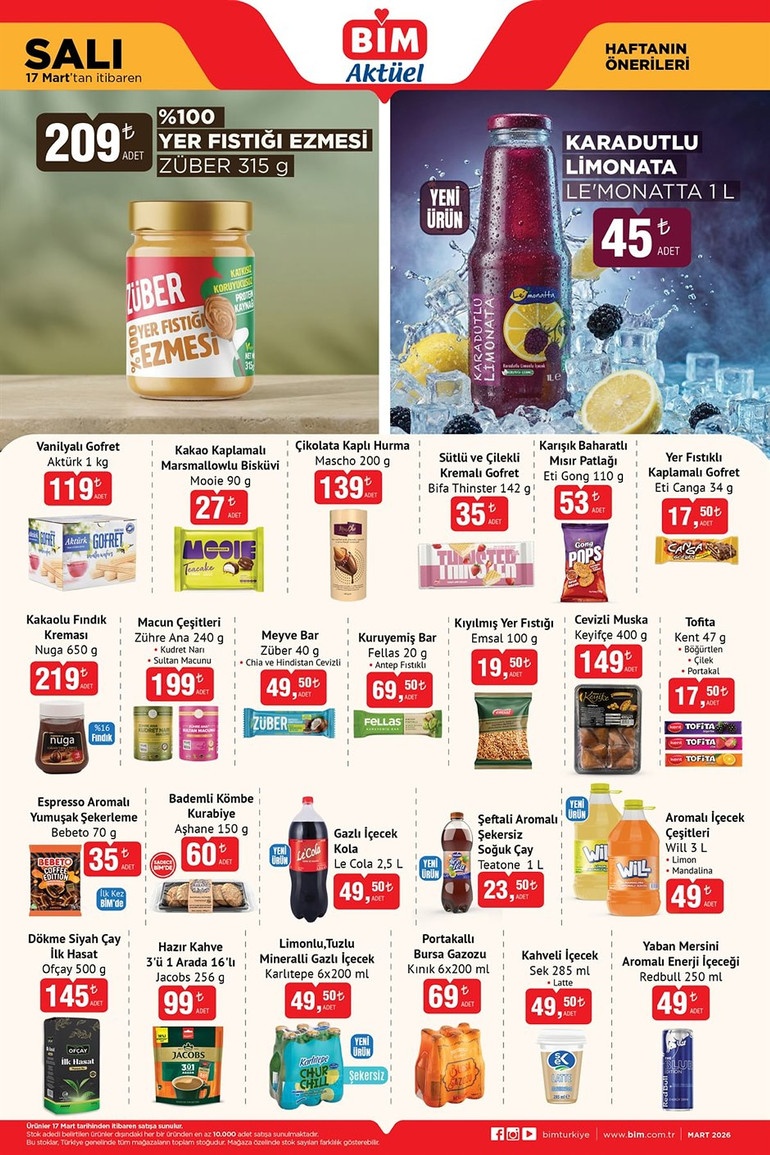 BİM 17 Mart 2026 Aktüel Kataloğunu Yayınladı! Dev İndirim Listesinde Yok Yok… resim: 1