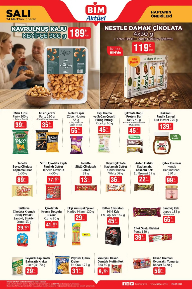 BİM Marketlerin İndirim Yağmuru: 24-25 Mart 2026 Günlerine Özel BİM İndirim Kataloğunda Yok Yok… resim: 1