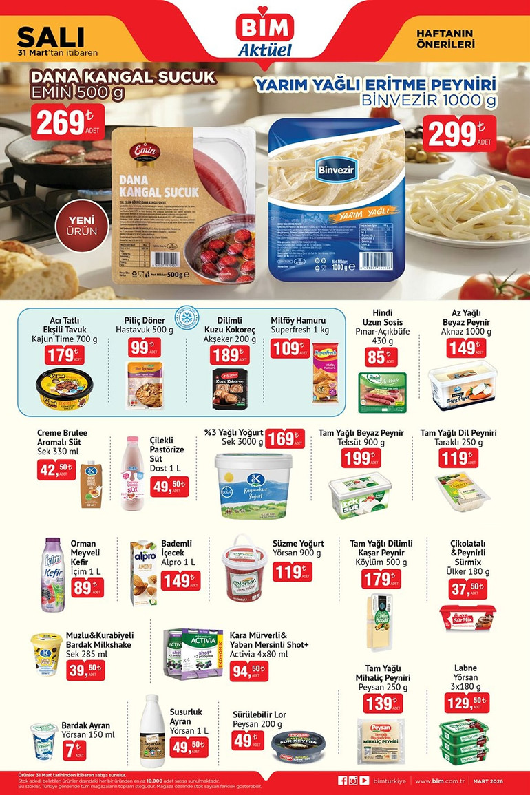 31 Mart BİM Aktüel Kataloğu Yayınlandı! BİM'de Bu Hafta Neler Var? resim: 0