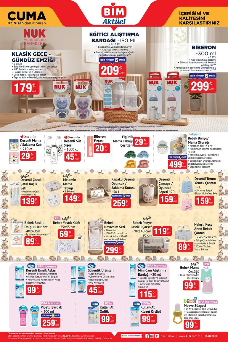 BİM Cuma İndirim Kataloğunu Yayımladı! İşte BİM 3 Nisan 2026 BİM Aktüel Kataloğu... resim: 6